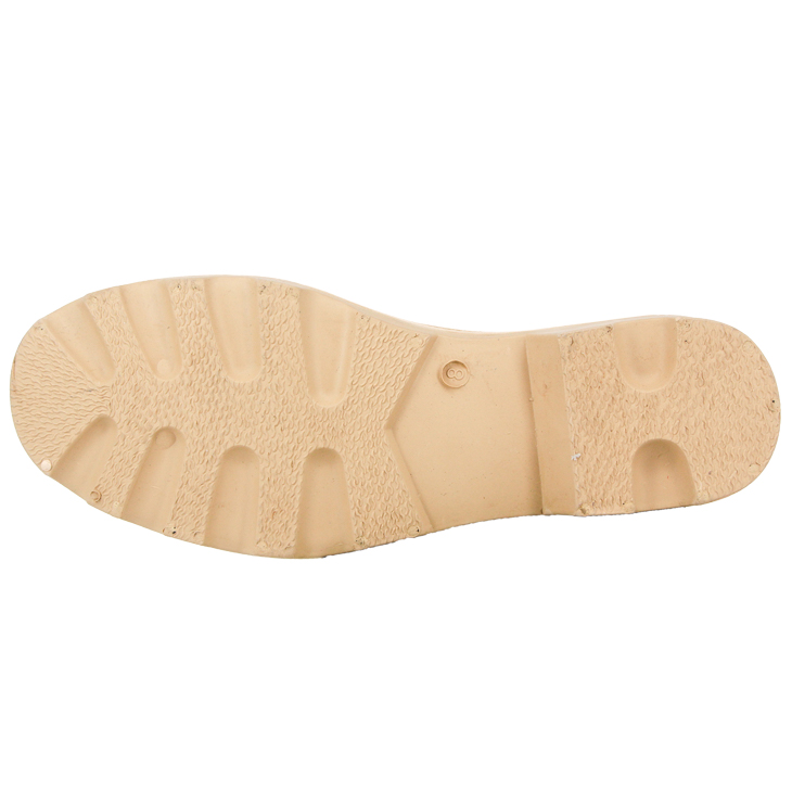 Sole de la mode en caoutchouc Bottes de désert en cuir de vache 7253