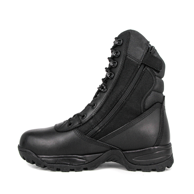 Forces spéciales Motorcycle d'hiver Men noir Boot tactique militaire 4282