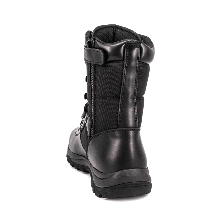 Bottes tactiques de combat militaire imperméable noir en gros 4287