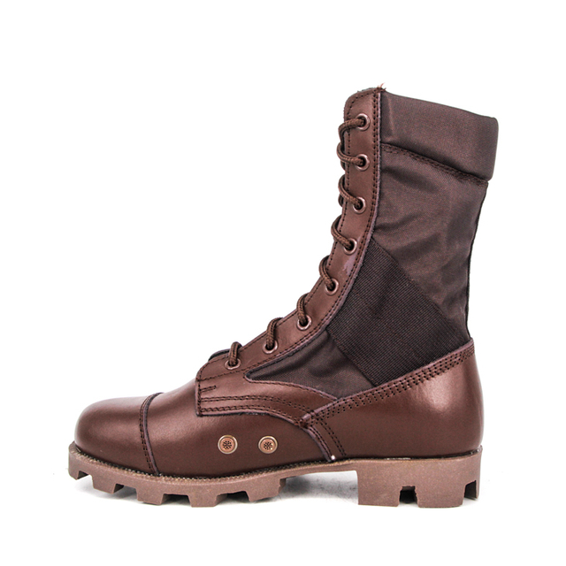Bottes de jungle de l'armée brun rouge en caoutchouc 5234