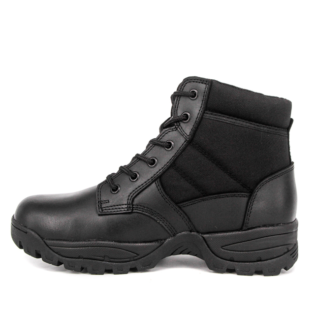 Bottes tactiques noires de police légères 4111