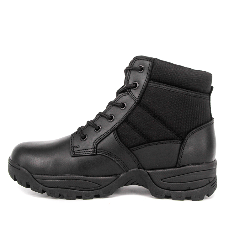 Bottes tactiques noires de police légères 4111