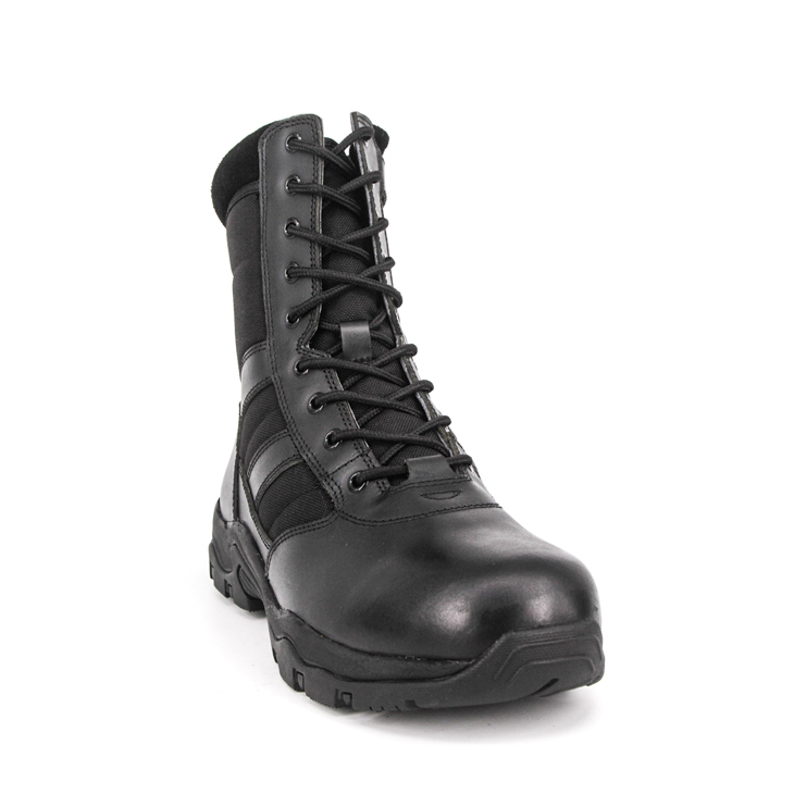 Bottes tactiques à fermeture éclair imperméable pour hommes 4206