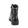 Boots en cuir militaire de police de police noire 6273