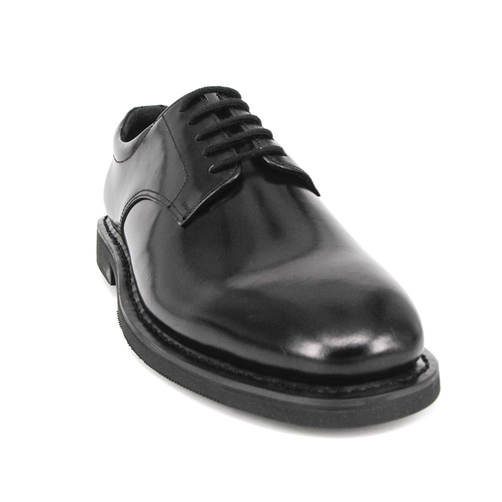 Chaussures de bureau militaire d'Oxford en cuir plat 1215
