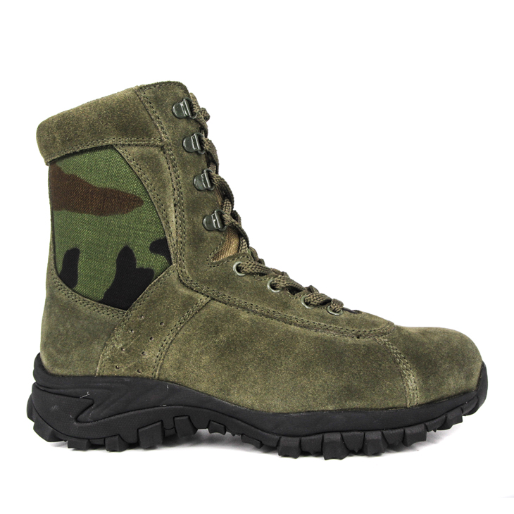 Bottes du désert militaire de Camo vert olive 7281