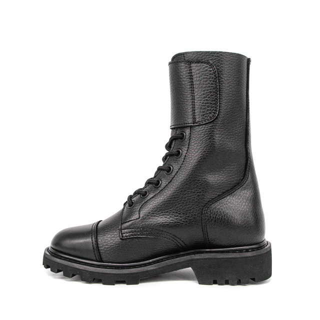 Bottes en cuir en relief de l'armée de la France 6225