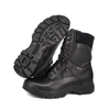 Combat de combat Boots en cuir complet en cuir noir étanche durable 6237
