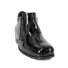 Chaussures de bureau brillantes en cuir bas brevet à talon 1113