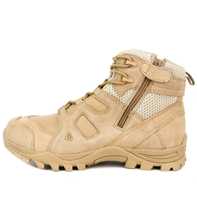 Bottises de la cheville britannique Khaki Bottes du désert 7107