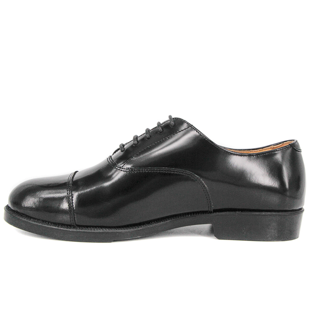 Chaussures de bureau en cuir noir de qualité supérieure 1253