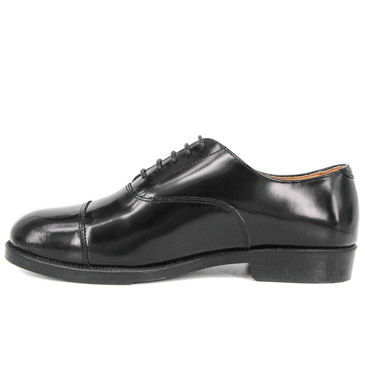 Chaussures de bureau en cuir noir de qualité supérieure 1253