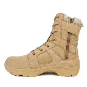Hommes spéciaux résistants au glissement avec des bottes désertiques à fermeture éclair 7279