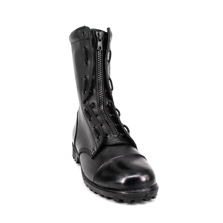 US Uniform Black authentine Navy Military Military Full Leather Boots 