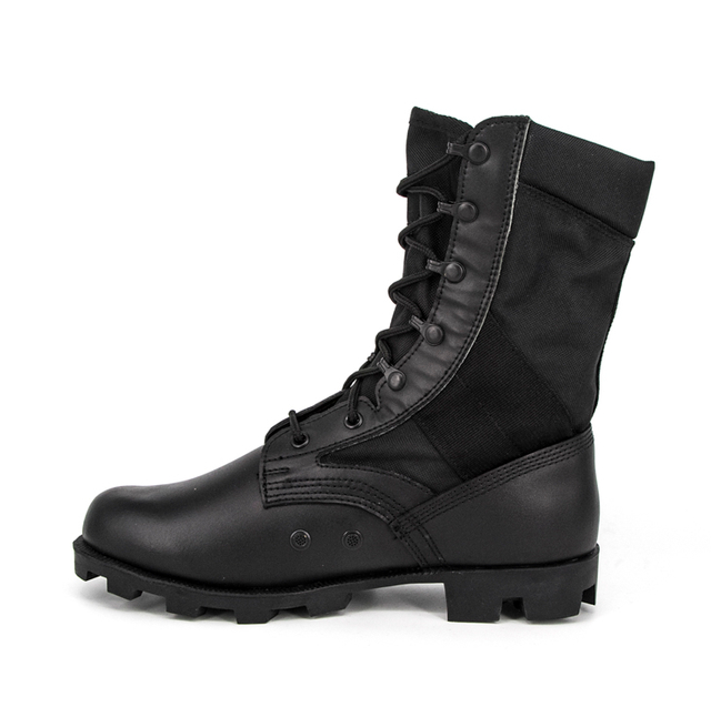 Bottes de jungle militaire en caoutchouc noir 5220