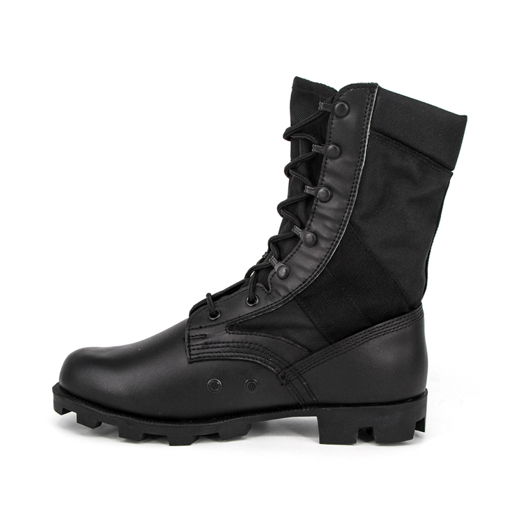 Bottes de jungle militaire en caoutchouc noir 5220