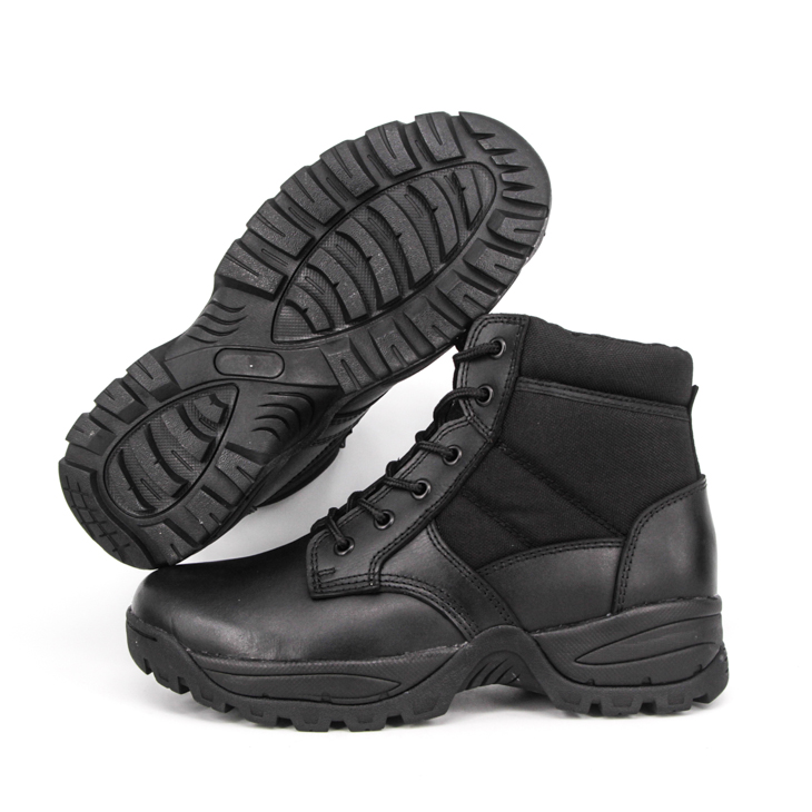 Bottes tactiques noires de police légères 4111