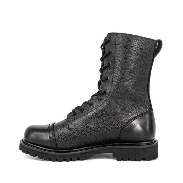 Grain de patrouille de l'armée Bottes en cuir 6205