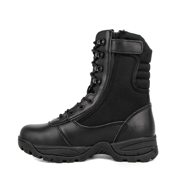 Motorcycle confortable Boots tactiques militaires noirs 4201