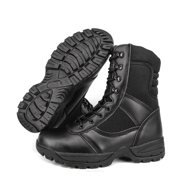 Motorcycle confortable Boots tactiques militaires noirs 4201