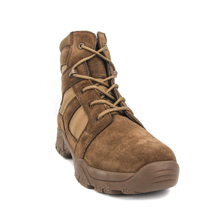 Bottes de désert militaire de sable brun de la cheville 7280