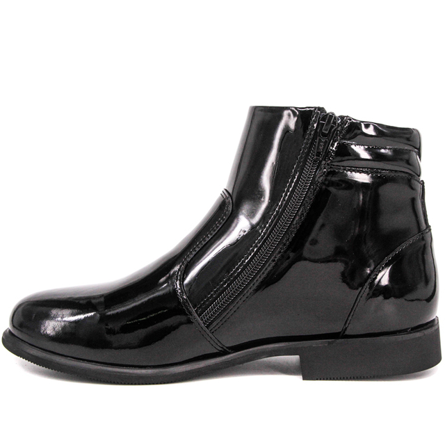 Chaussures de bureau militaires à la brillance en cuir breveté confortable 1283