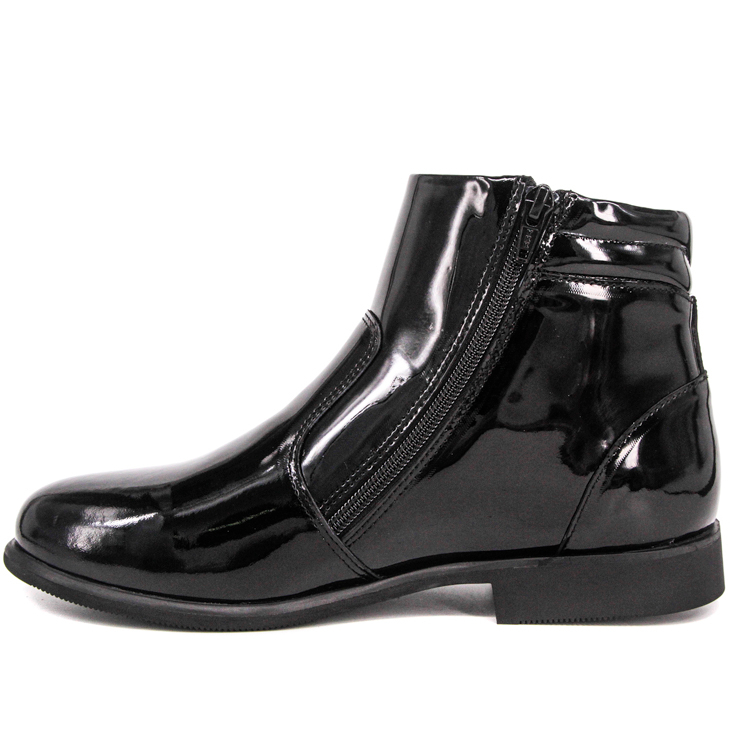 Chaussures de bureau militaires à la brillance en cuir breveté confortable 1283