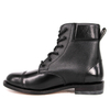 Nouvelles bottes en cuir entièrement matelassé noir pour la randonnée 6117