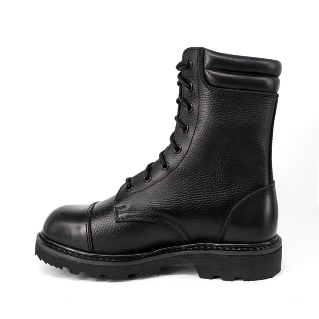 Bottes de cuir authentiques à pied imperméables 6229