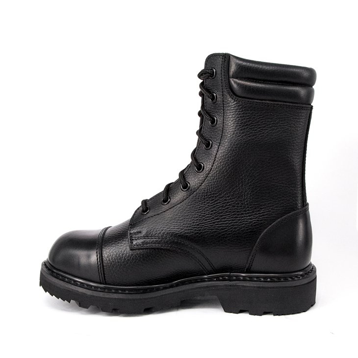 Bottes de cuir authentiques à pied imperméables 6229