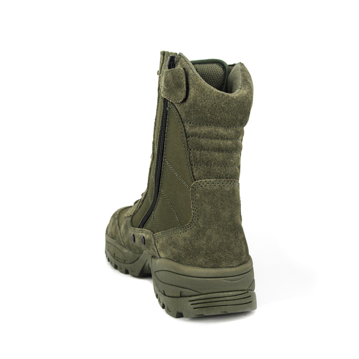 Bottes de désert militaire vert éclair 