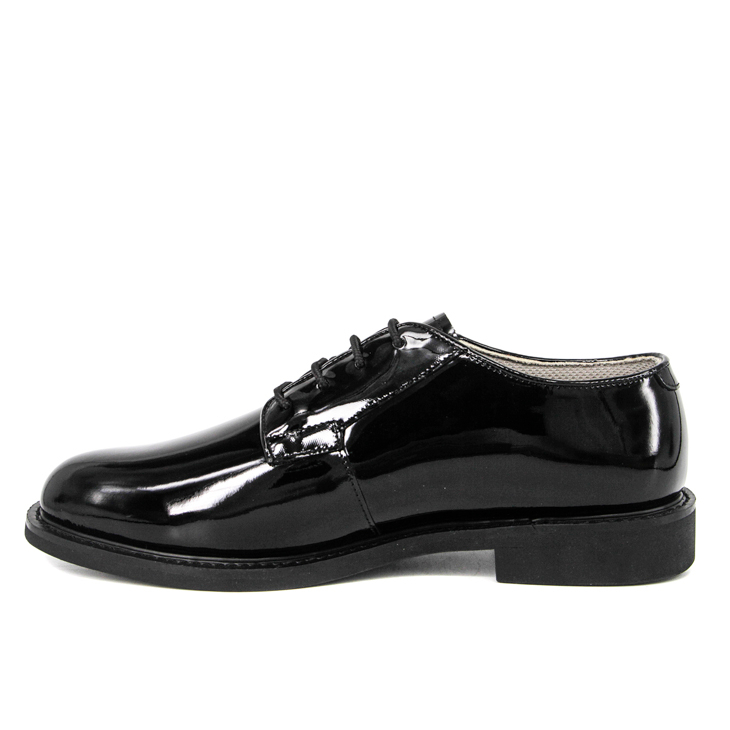 Chaussures de bureau en cuir breveté d'Oxford imperméable 1268