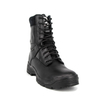 Combat de combat Boots en cuir complet en cuir noir étanche durable 6237