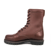 Couleur marron de combat militaire dans les bottes en cuir complet de l'armée 6208