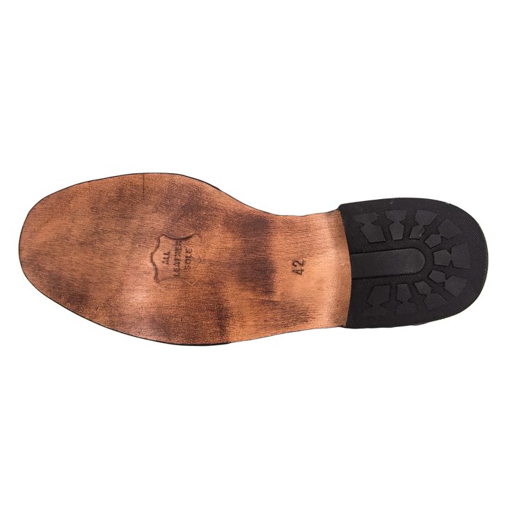 Chaussures de bureau imperméables en cuir noir pour hommes 1211