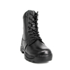 Hommes combattant les bottes en cuir complet militaire noir 6284