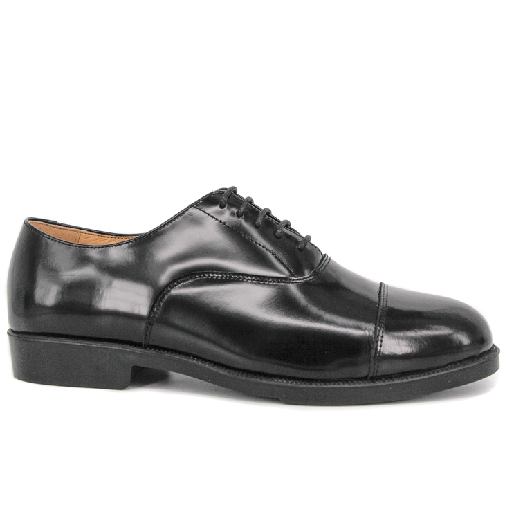 Chaussures de bureau en cuir noir de qualité supérieure 1253