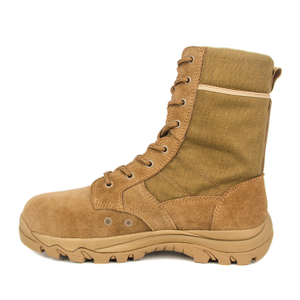 Men de gros hommes Brown Color Military Desert Boot 