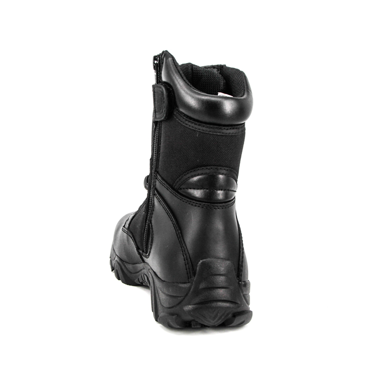 Bottes tactiques militaires de la police coréenne à haute brillance 4261 