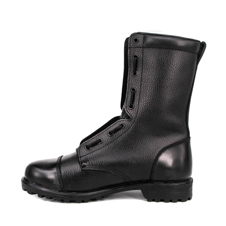 US Uniform Black authentine Navy Military Military Full Leather Boots 