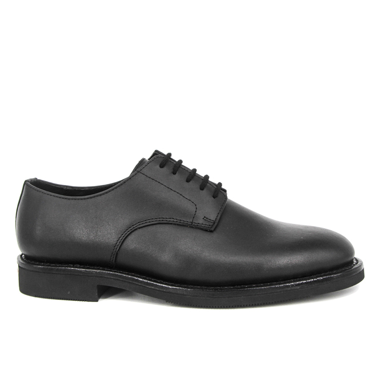 Chaussures de bureau en cuir noir confortable 1207