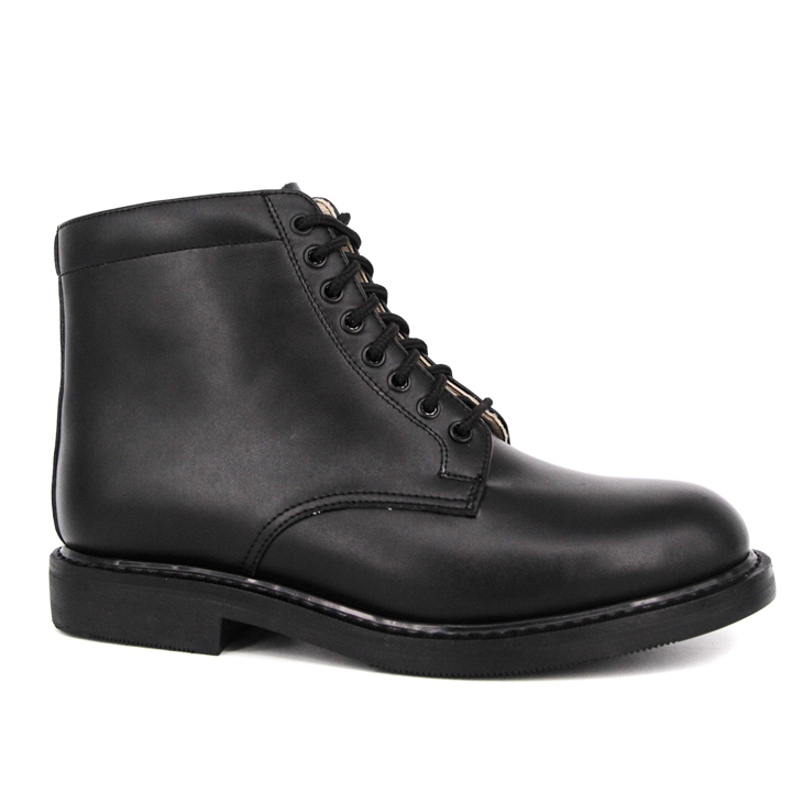 Patrol Zipper Army Boots en cuir complet 6109