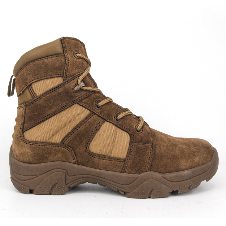 Bottes de désert militaire de sable brun de la cheville 7280