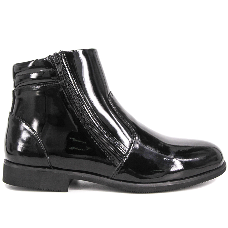 Chaussures de bureau militaires à la brillance en cuir breveté confortable 1283