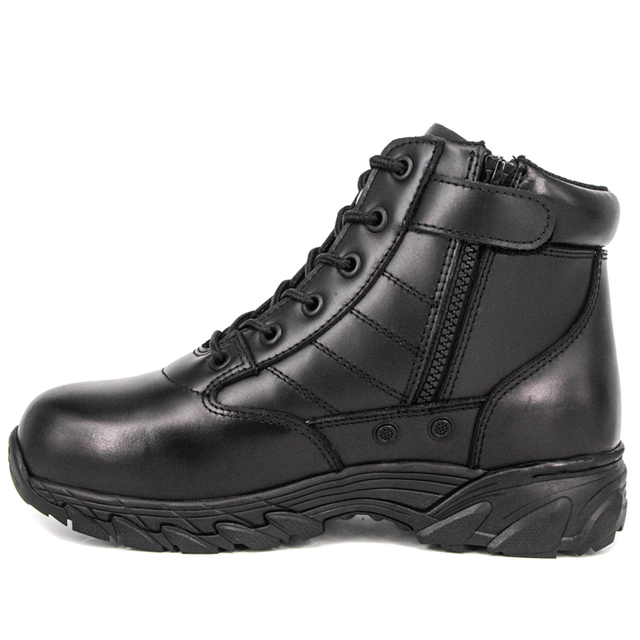 Bottes de combat militaire de l'armée zip des hommes zips 6122