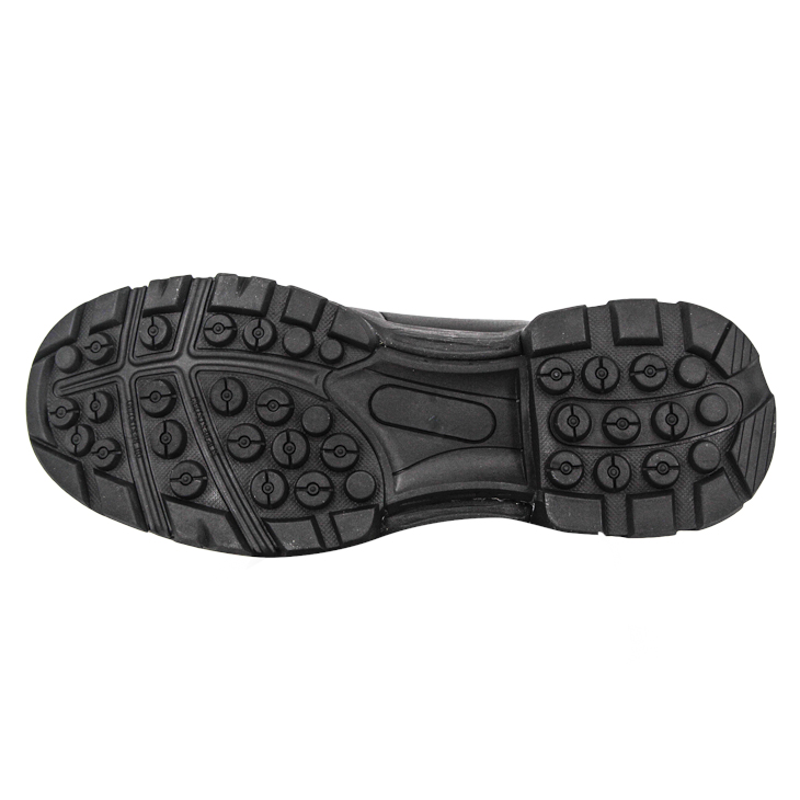 Boots tactiques en cuir de police noire 4112