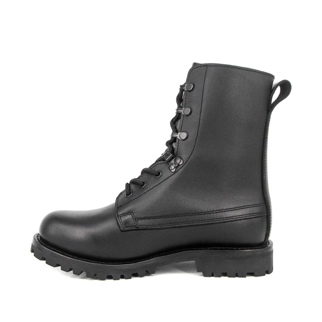 Police britannique travaillant des bottes en cuir complètes 6222
