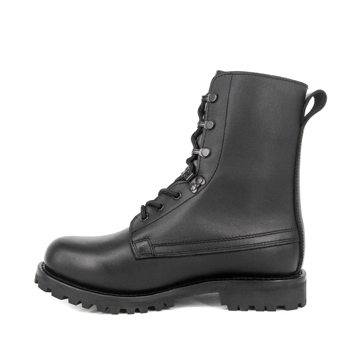 Police britannique travaillant des bottes en cuir complètes 6222