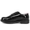 Uniform Chaussures de bureau de police en cuir brevet en gros 1281