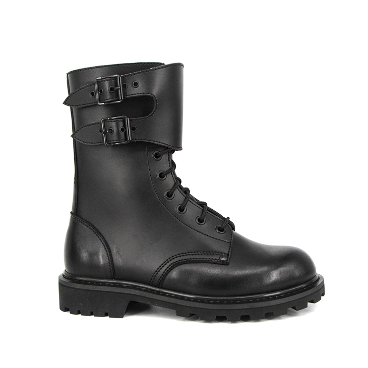 Bottes en cuir complet tactique noire 6250